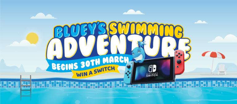 BLUEY’S SWIMMING ADVENTURE 2026 cover